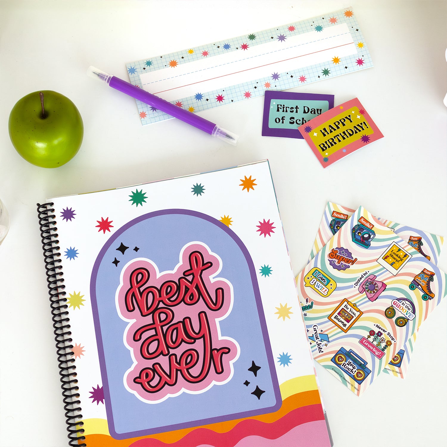 Retro Remix Name Plates, 36 Per Pack, 3 Packs