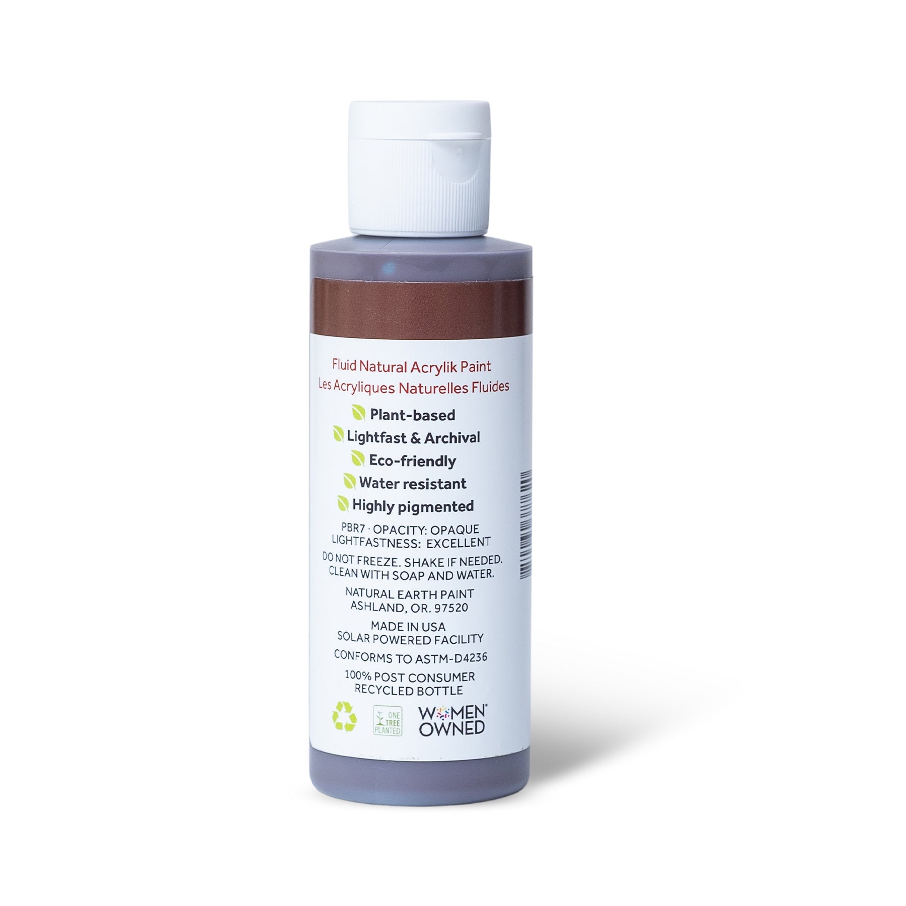 Natural Fluid Acrylik - 4 oz - Burnt Umber