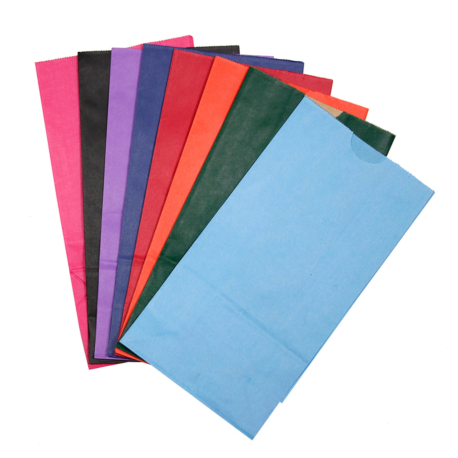 Paper Bags Size #6 - 28 per pkg, Bright Asst'd Colors         Limited supply. Order #66290 as replacement