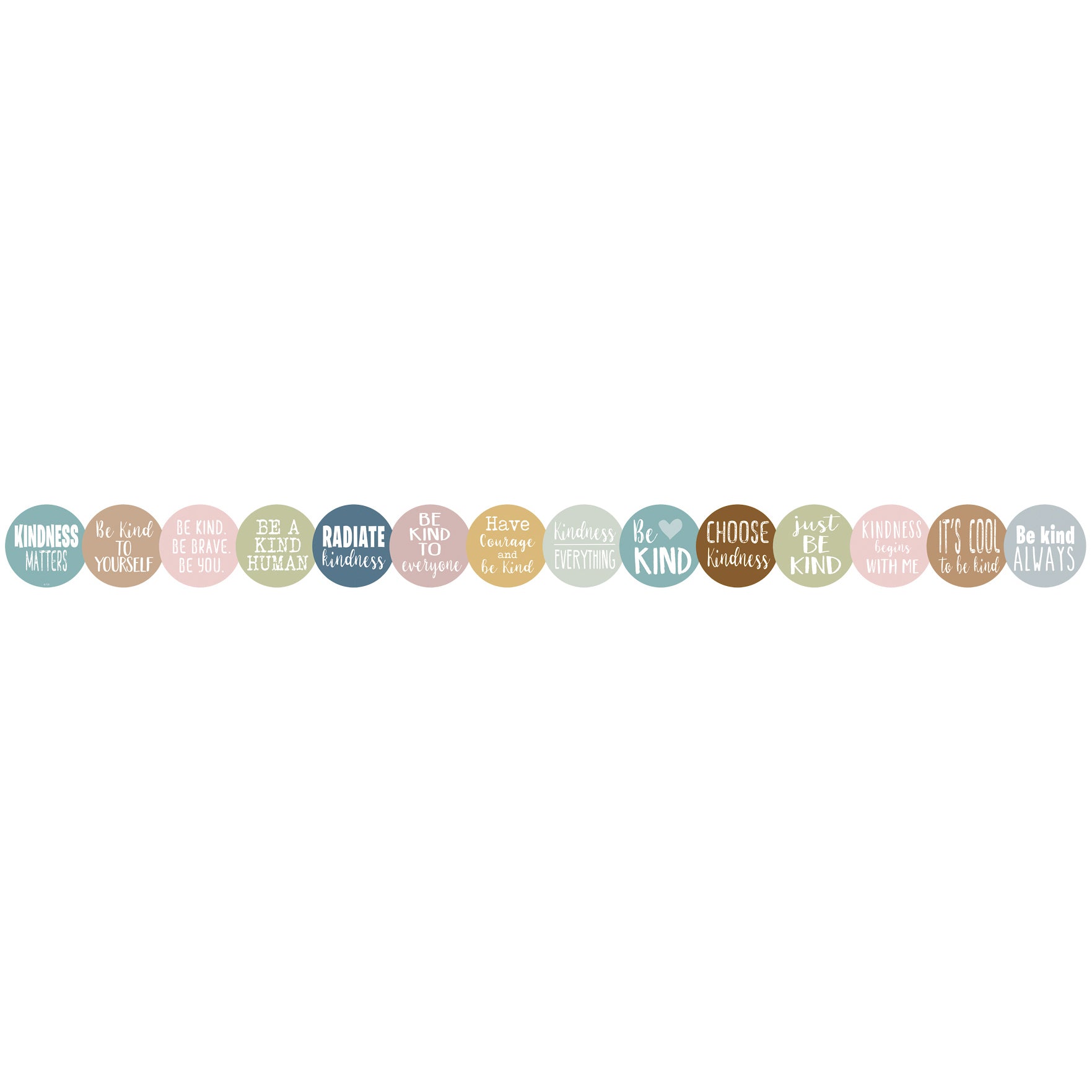 Everyone is Welcome Kindness Border Trim, 35 Feet