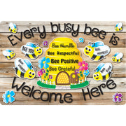 Computer Mouse Pad, 8" x 10", Every Busy Bee is Welcome Here