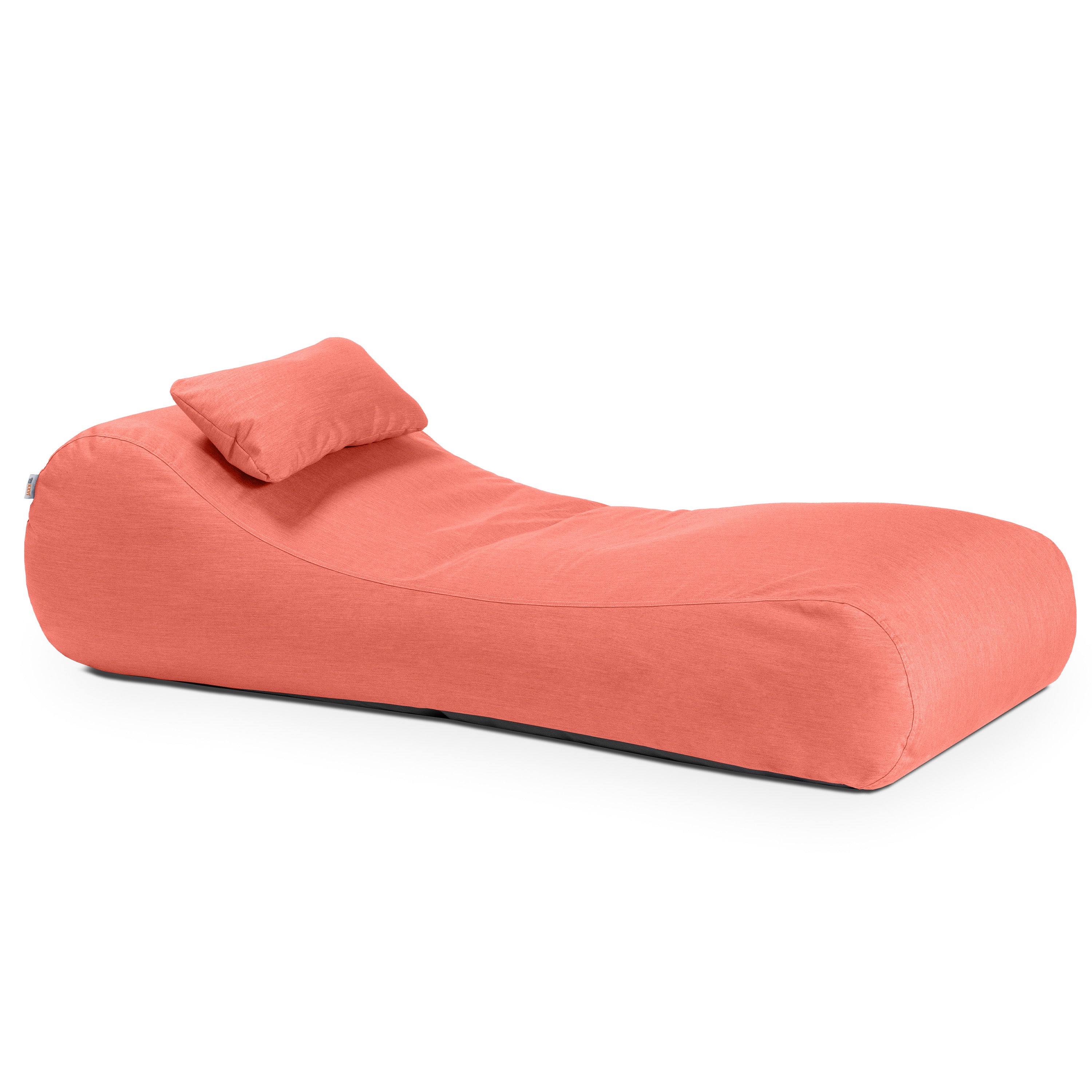Arlo Outdoor Bean Bag Sun Lounger - Pool and Patio Chaise Recliner, Flamingo