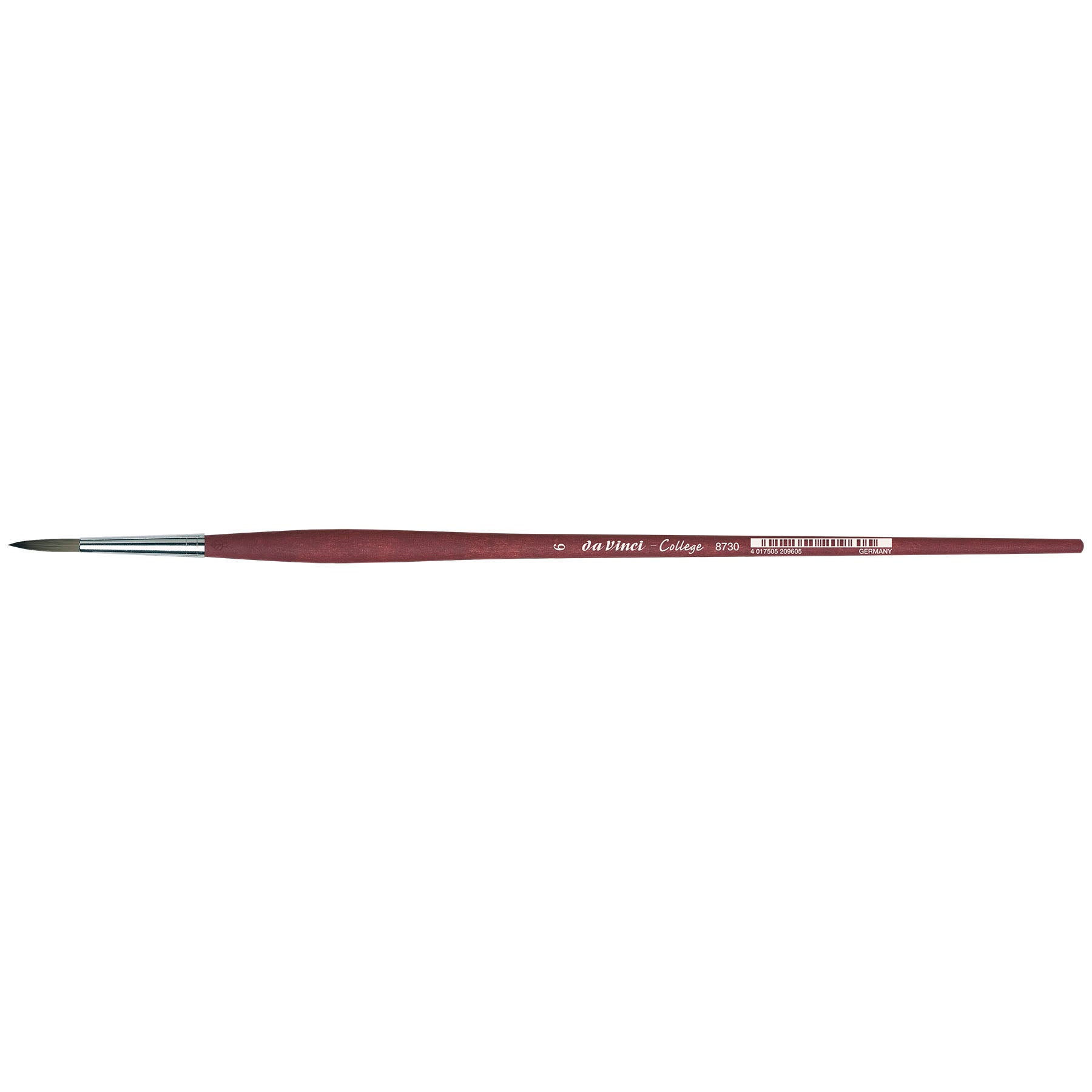 COLLEGE Student Brush, Synthetic, Acrylic & Oil, Round, Series 8730, Size 6