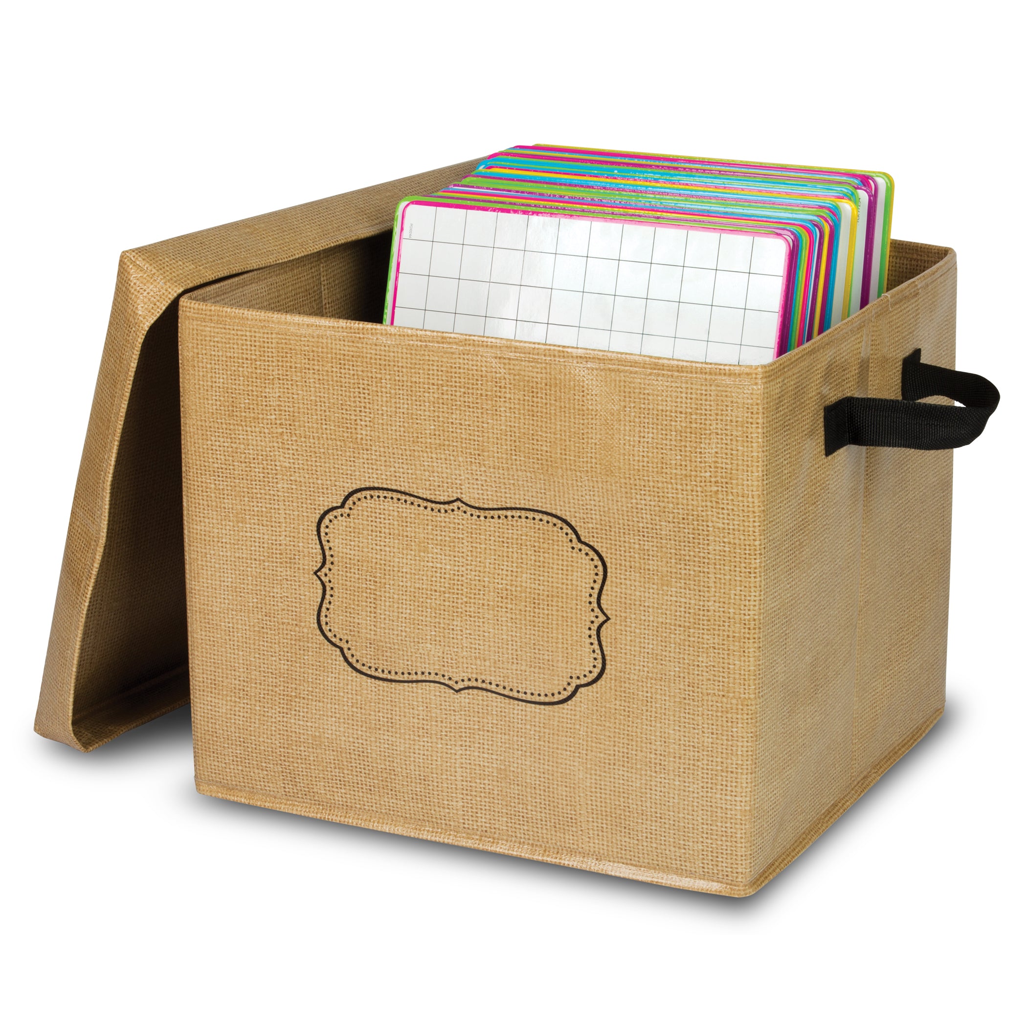 Burlap Storage Box