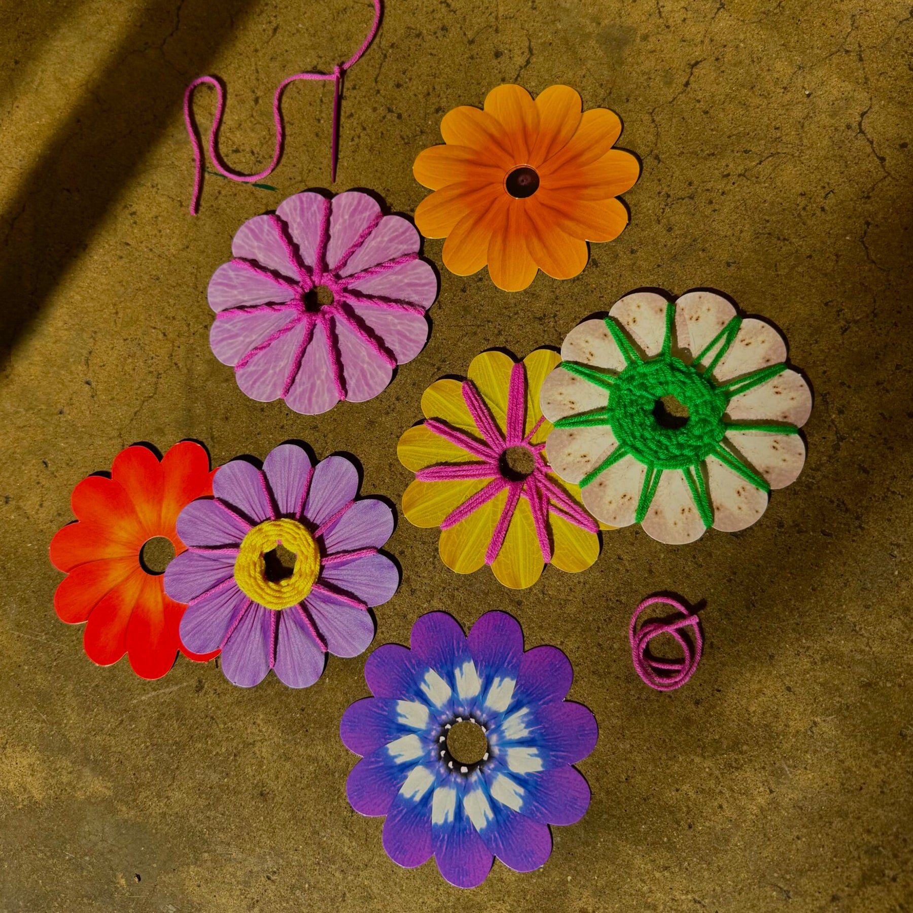 Take-Home Weaving Flowers