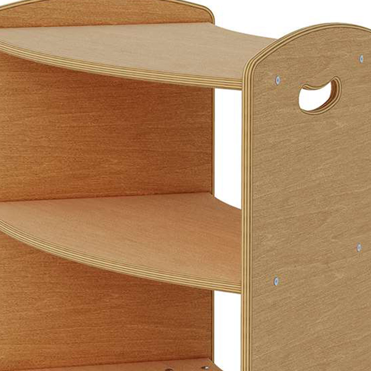 2 LV 45 DEGREE CURVED CORNER SHELF