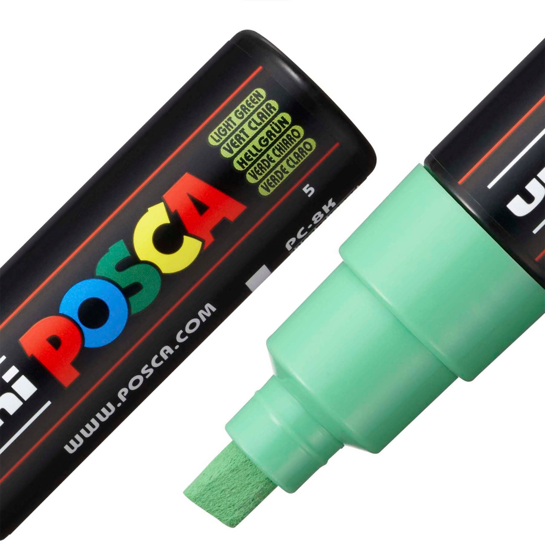 uni® POSCA PC-8K Water-Based Paint Markers, Broad Tip (8mm), Light Green