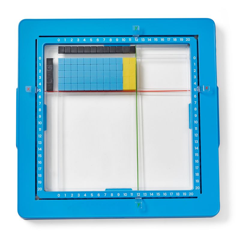 Area Model Tray with Base Ten Blocks