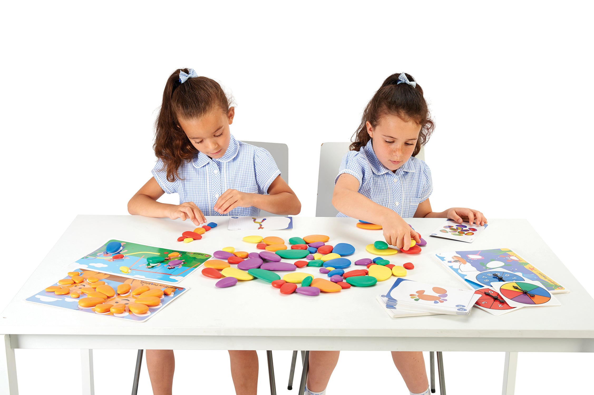 Rainbow Pebbles® Classroom Set - 252 Pebbles + 94 Activities and 3 Spinners