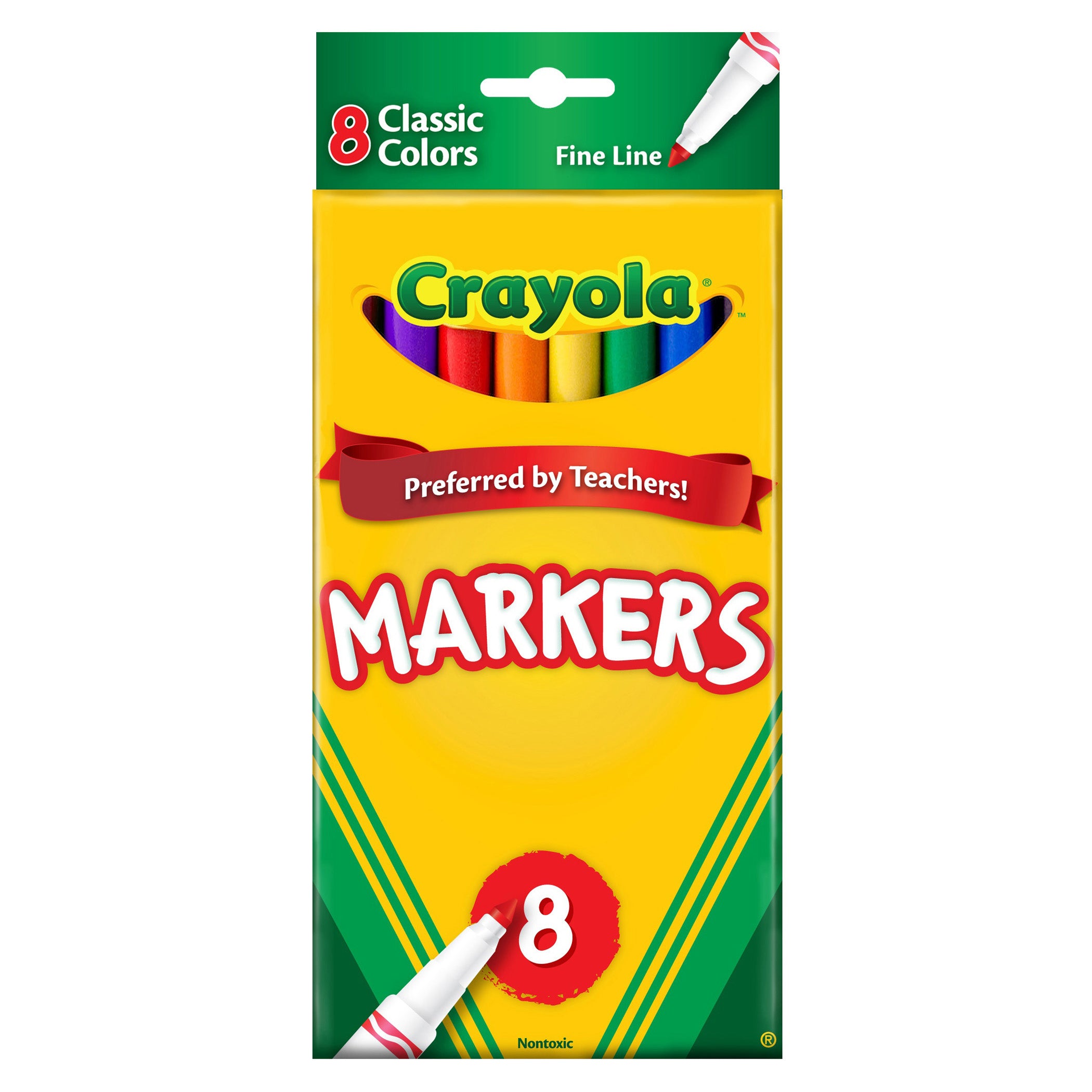 Original Formula Markers, Fine Tip, 8 Classic Colors