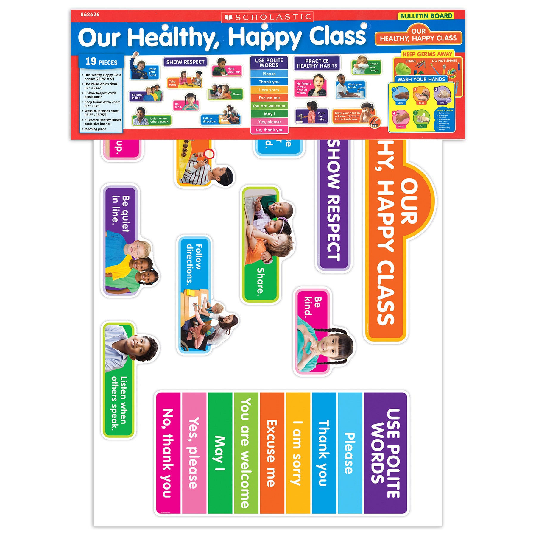 Our Healthy, Happy Class Bulletin Board Set