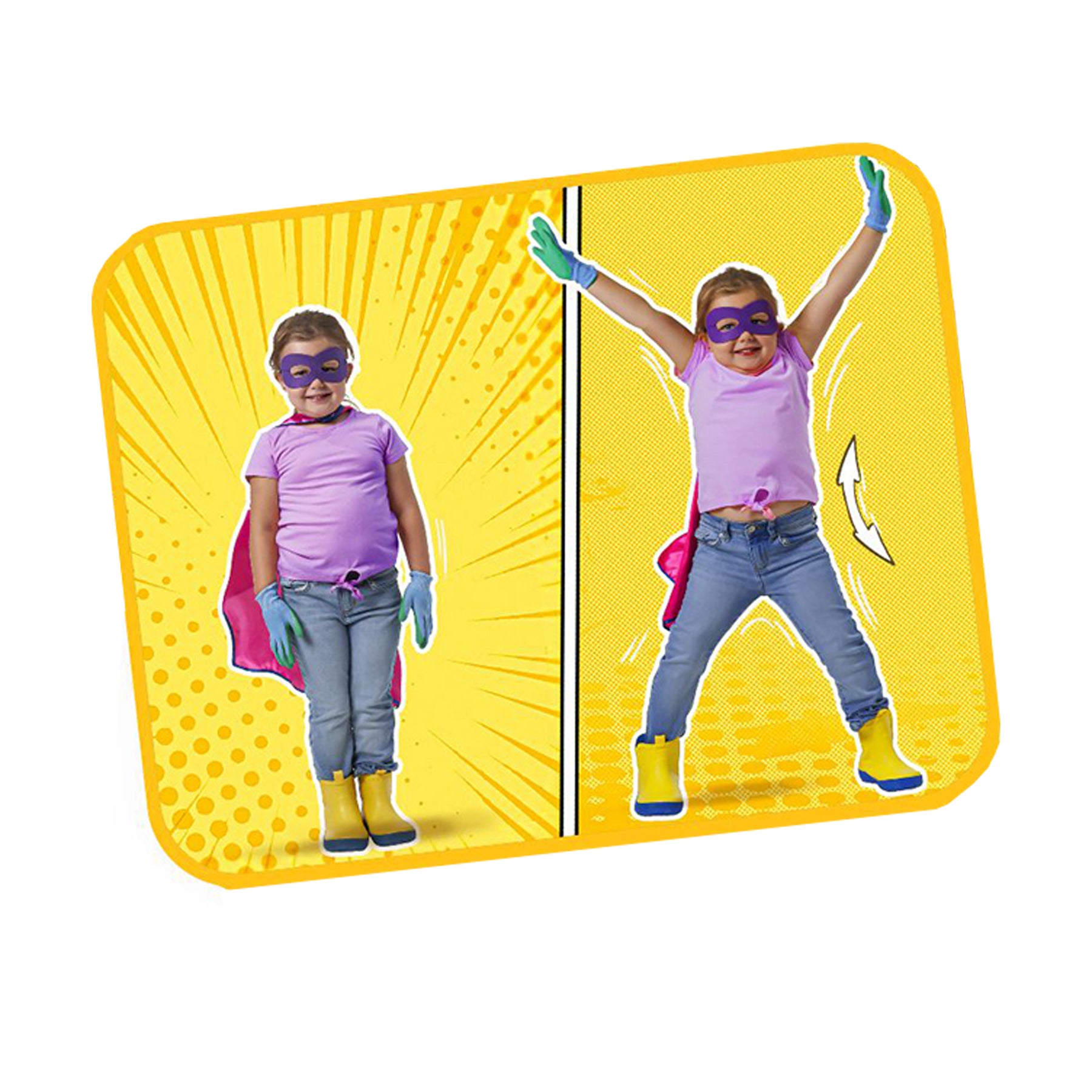 Super Hero Exercise Cards, Set of 16