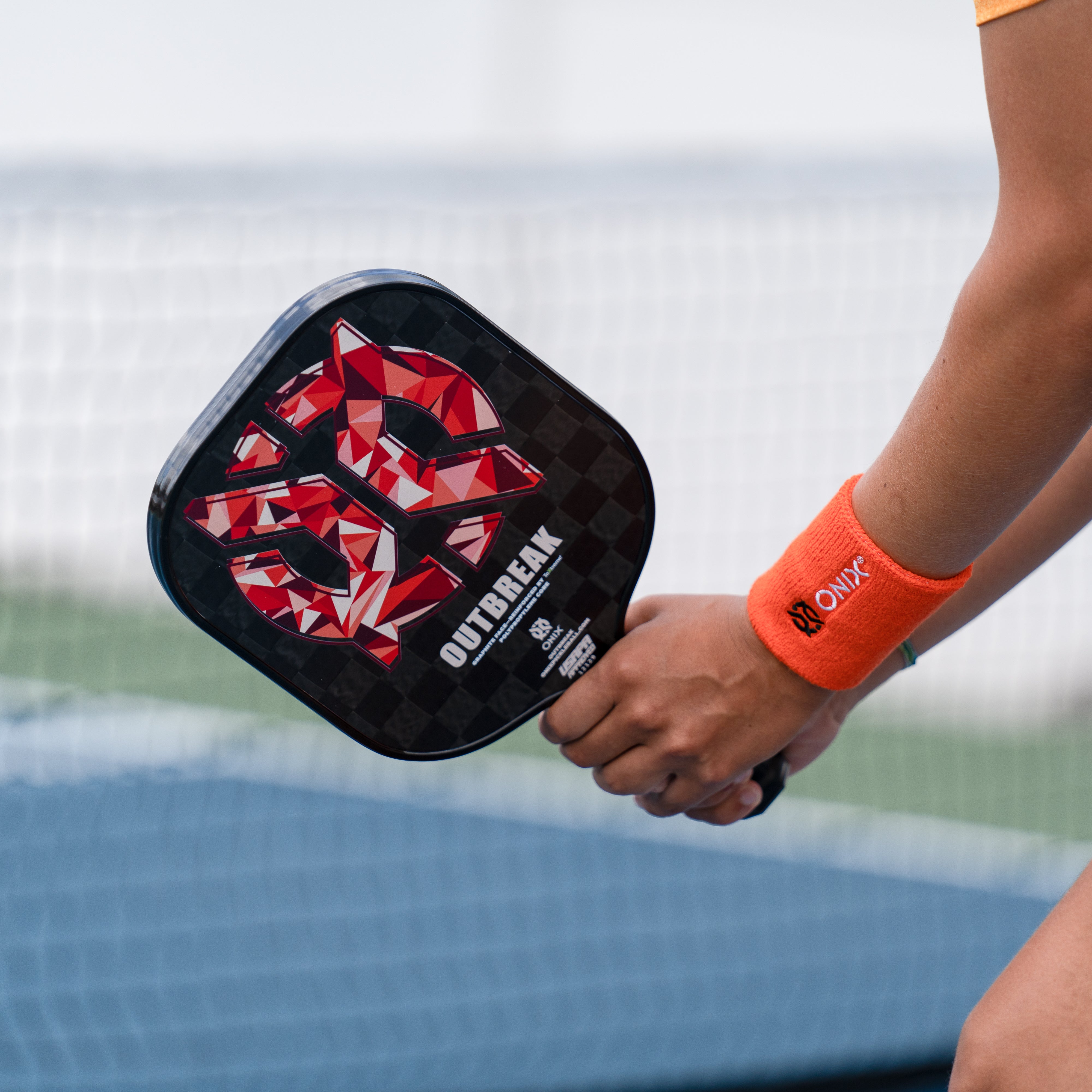 ONIX Pickleball Sweat Absorption Wristband - Orange