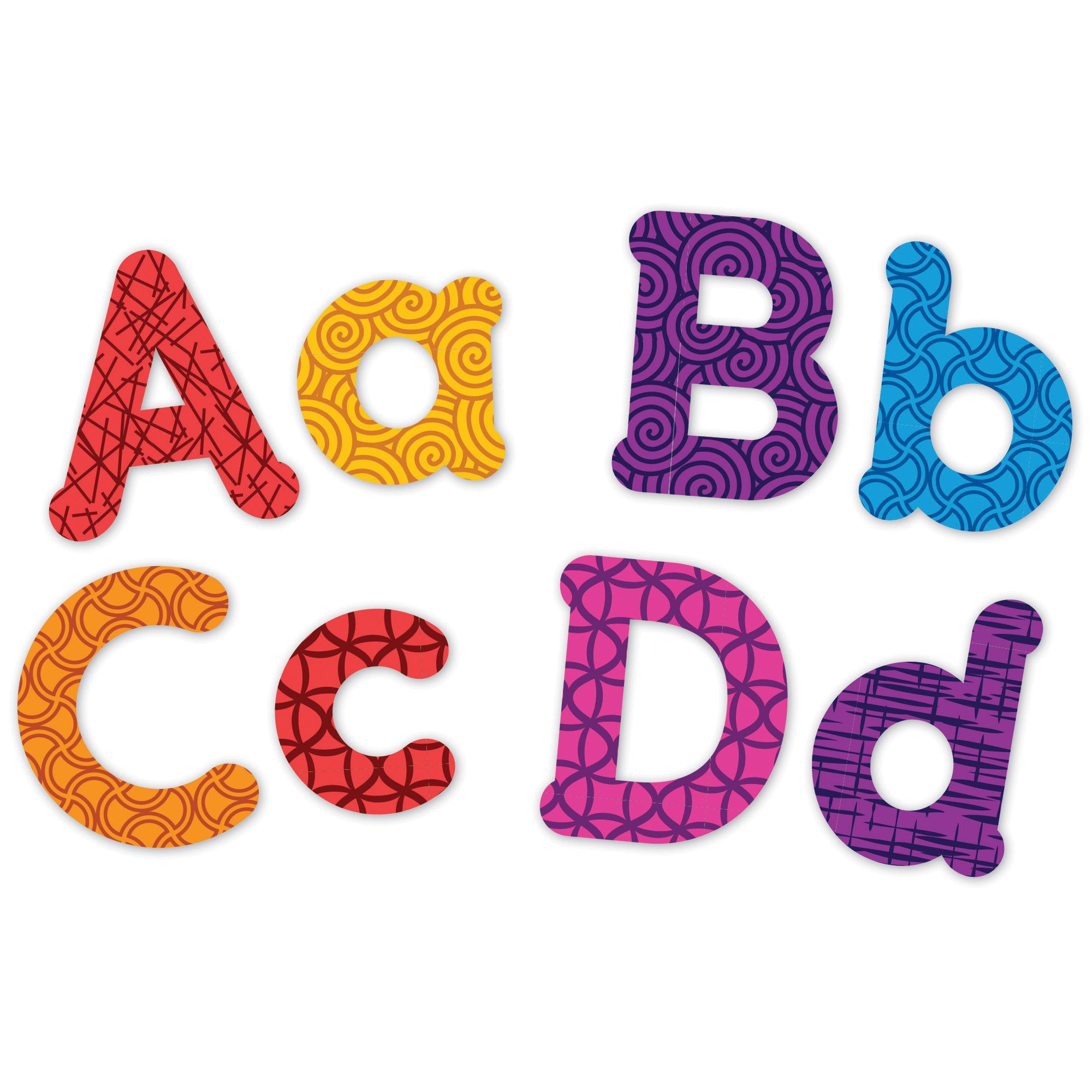 Magnetic Uppercase & Lowercase Letters, 82-Piece Set