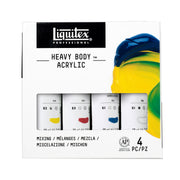 Heavy Body Color - Mixing 4 x 59ml Primary Color Set