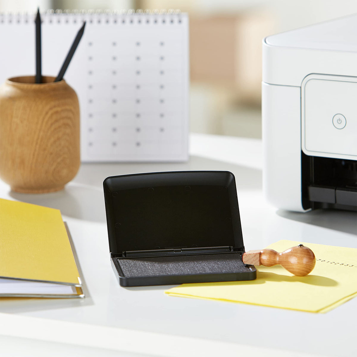 MICRO FELT INK PAD BLK 2 3/4X4.25
