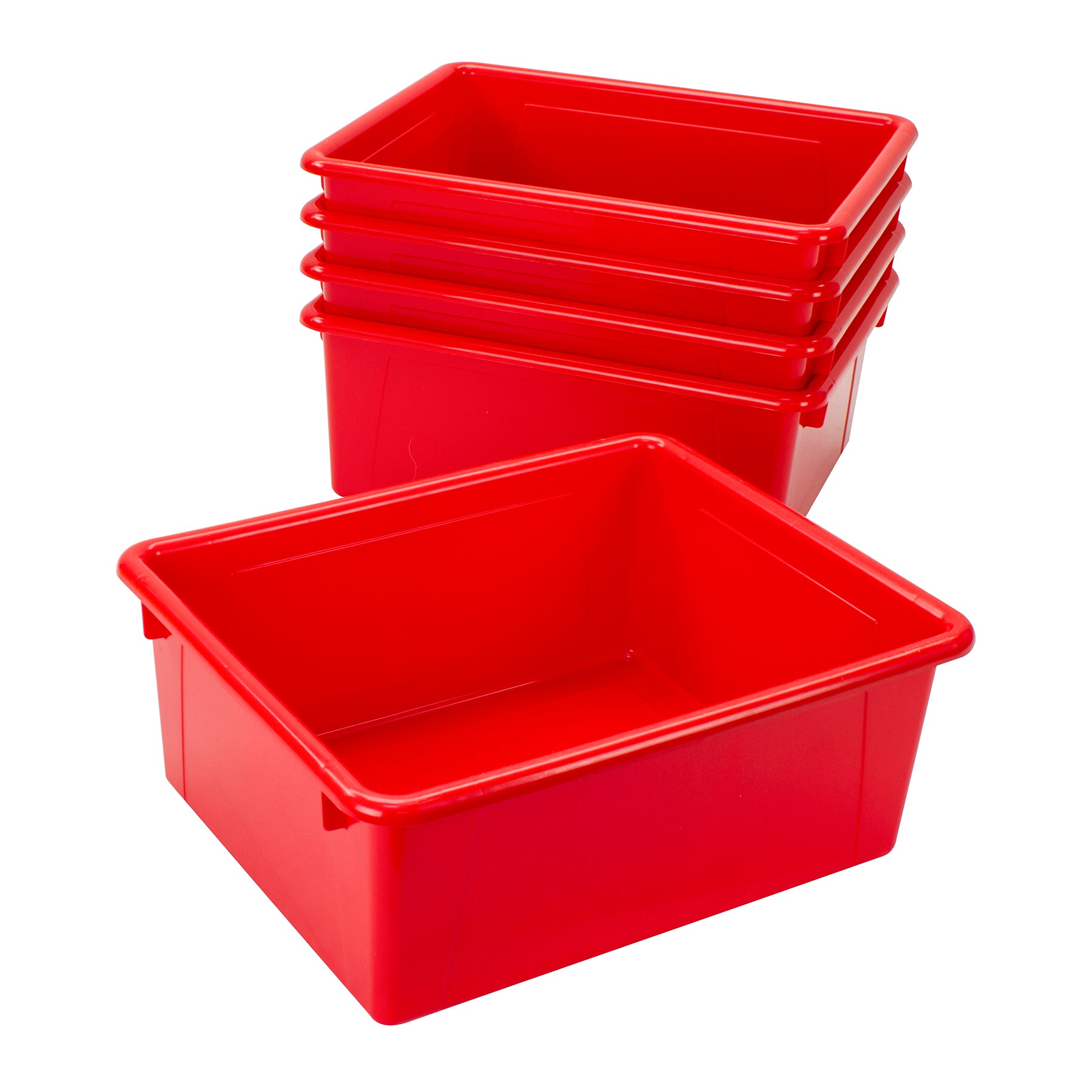 Deep Storage Tray, Red