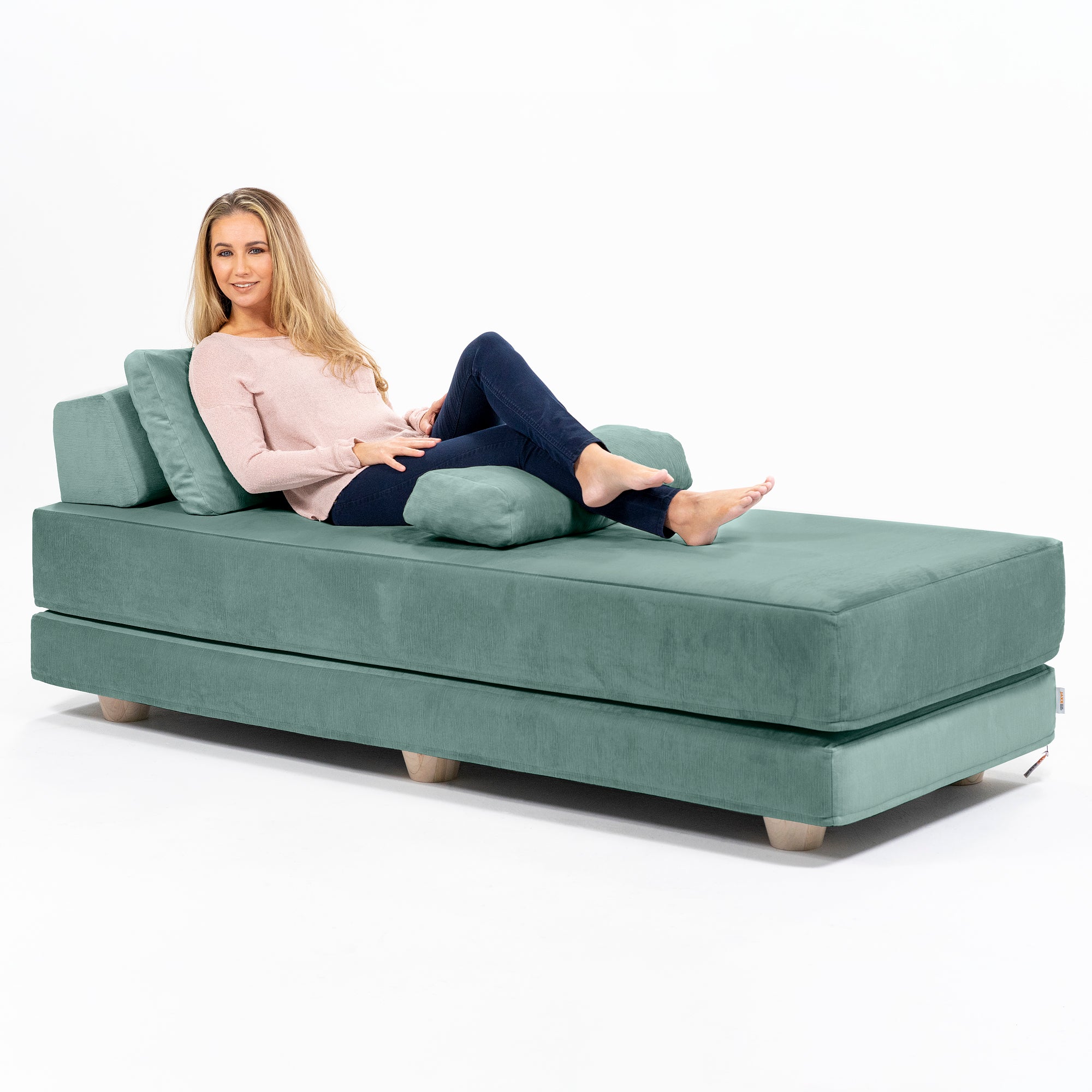 Jaxx Balshan Chaise Lounge Daybed, Caribbean