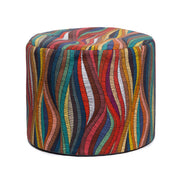 Jaxx Spring Indoor / Outdoor Bean Bag Pouf Ottoman, Kenyan Ropes