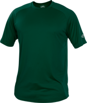 Rawlings Adult Crew Neck Short Sleeve Jersey - Small - Dark Green