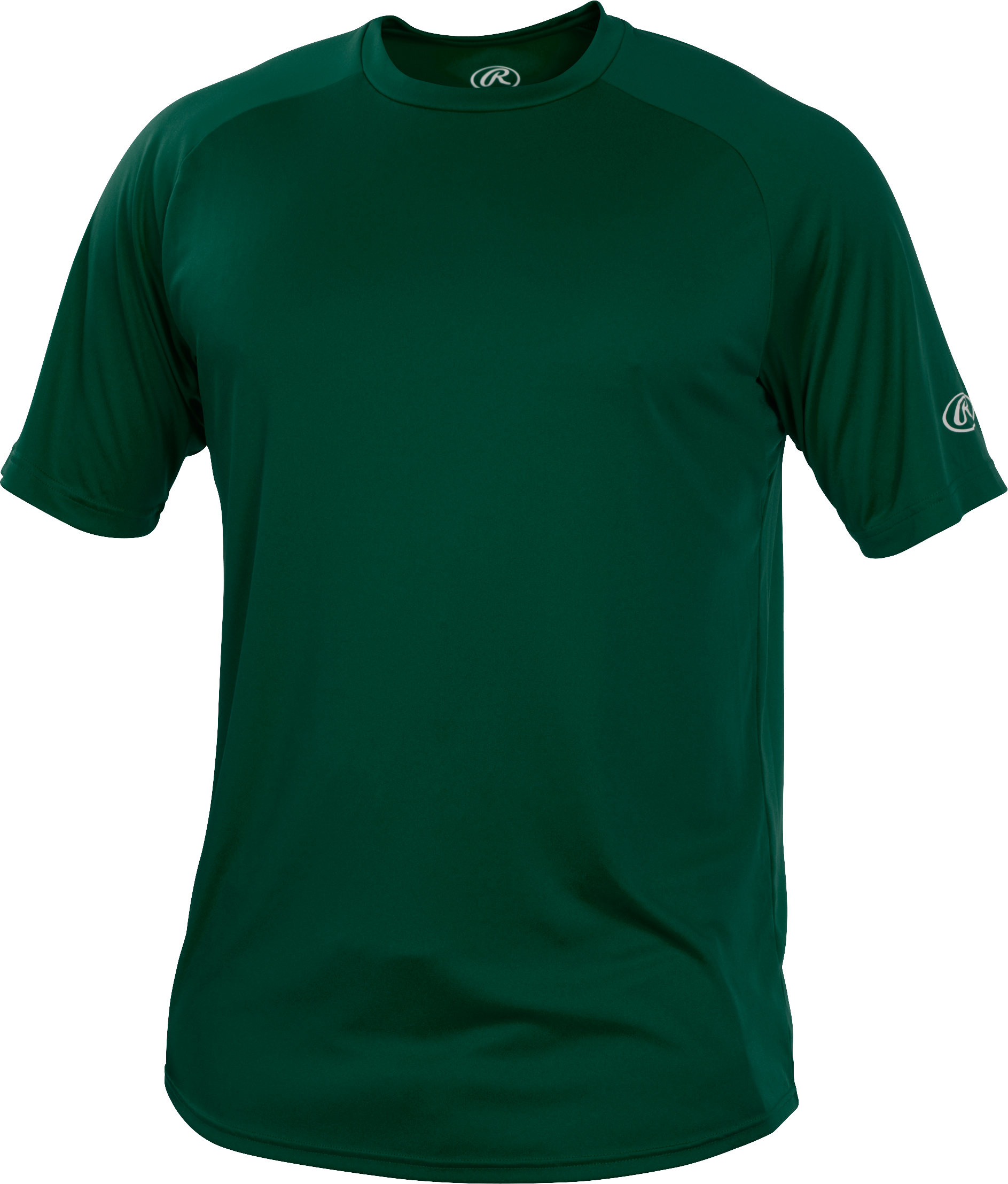 Rawlings Adult Crew Neck Short Sleeve Jersey - Small - Dark Green