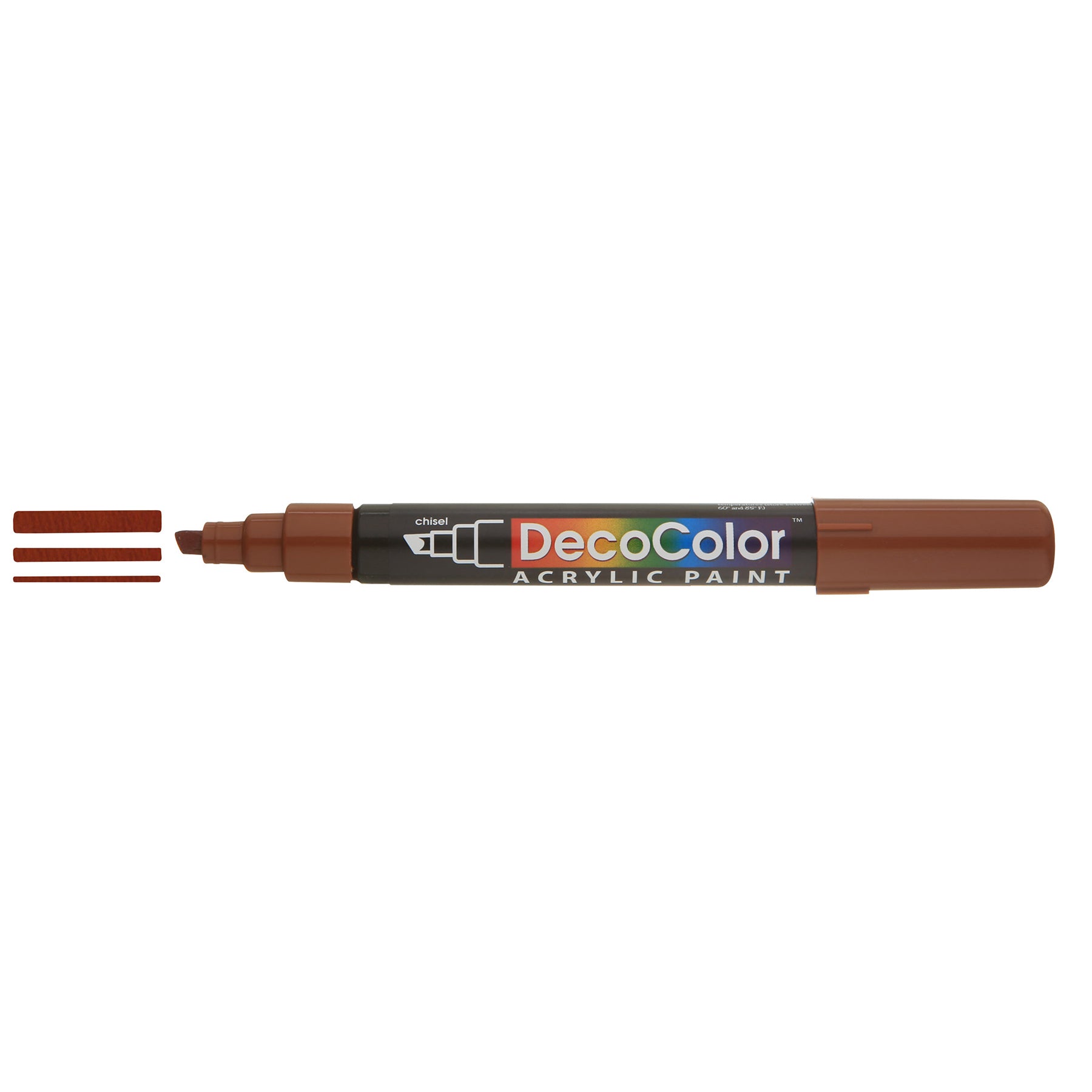 DecoColor® Acrylic Paint Pen, 315-S, Chisel Tip, Brown #6