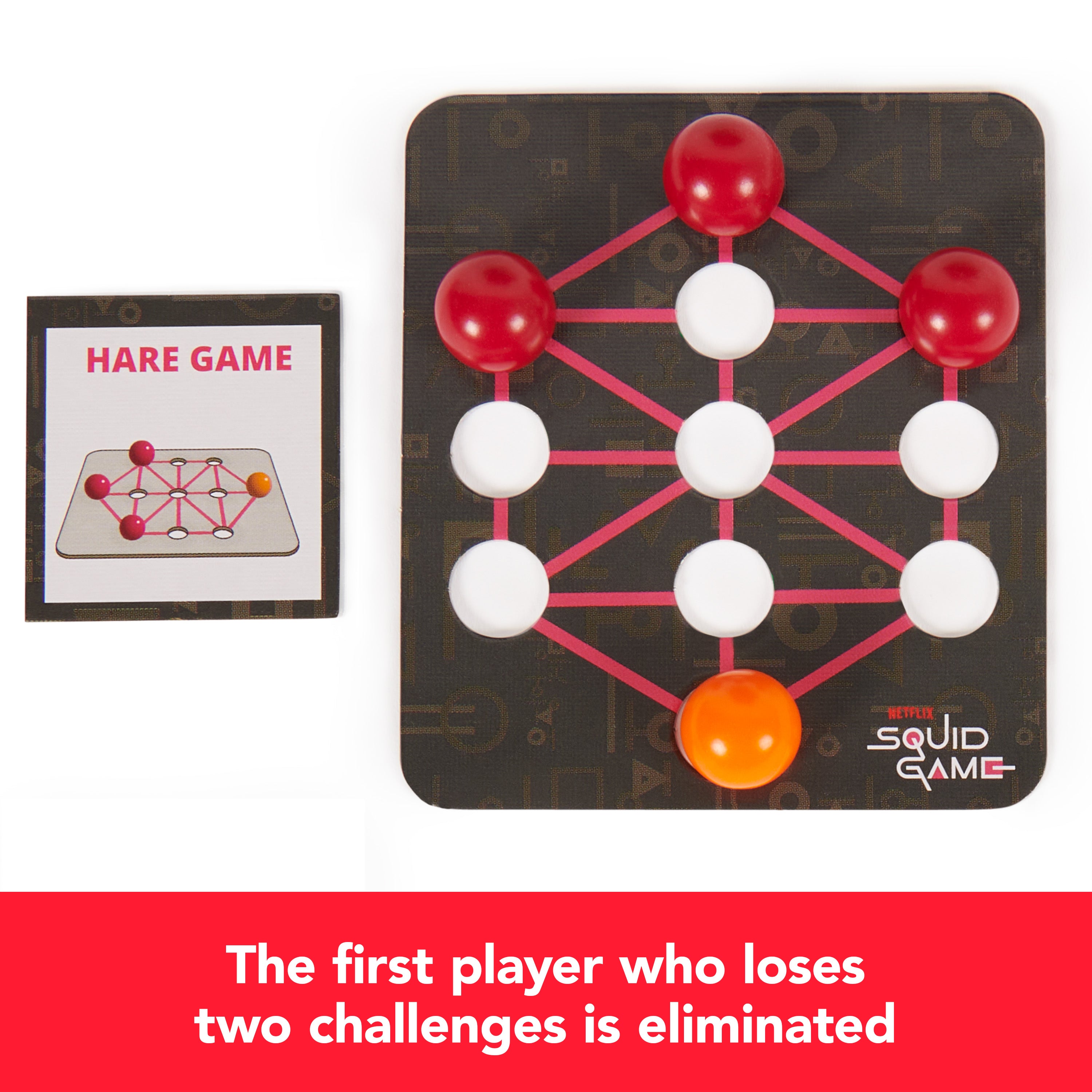 Spin Master Games, Squid Game Marbles Based on the Hit Netflix Drama, for Adult Players to Test Their Luck, 2 Players, for Ages 18 & Up