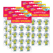 Ear-resistible/Sweet Corn scent Retro Scratch 'n Sniff Stinky Stickers®, 24 Per Pack, 6 Packs