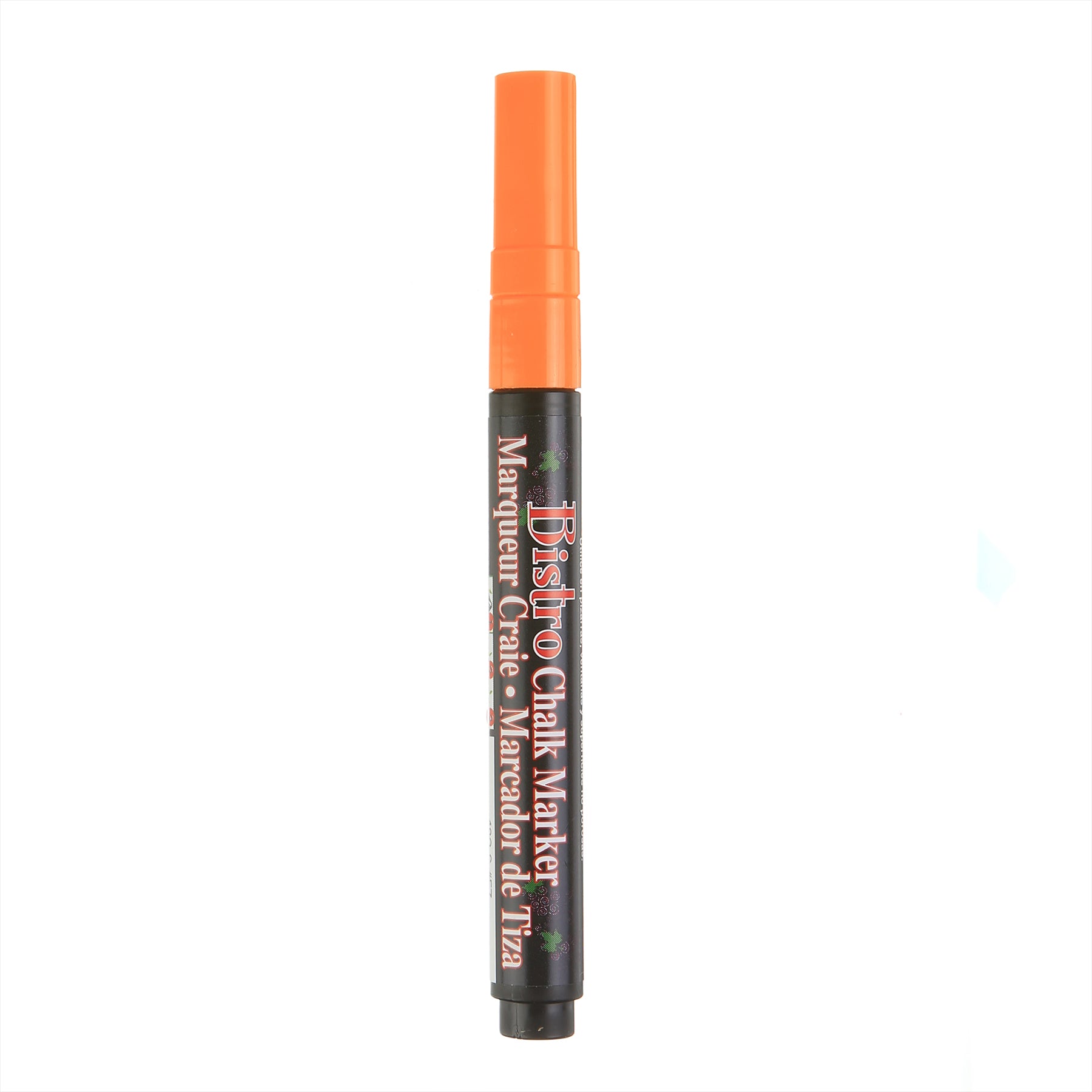Bistro Chalk Marker, Fine Tip, 482-S, Fluorescent Orange