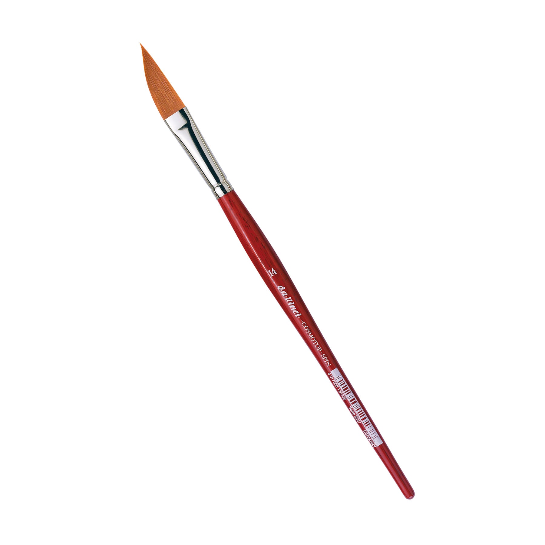 COSMOTOP-SPIN Striper Brush, Synthetic, Watercolor, Slant, Size 14