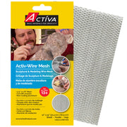 Sculptural & Modeling Activ-Wire Mesh™, 12x24 in Sheet, Large Weave (1/4x1/8 in)