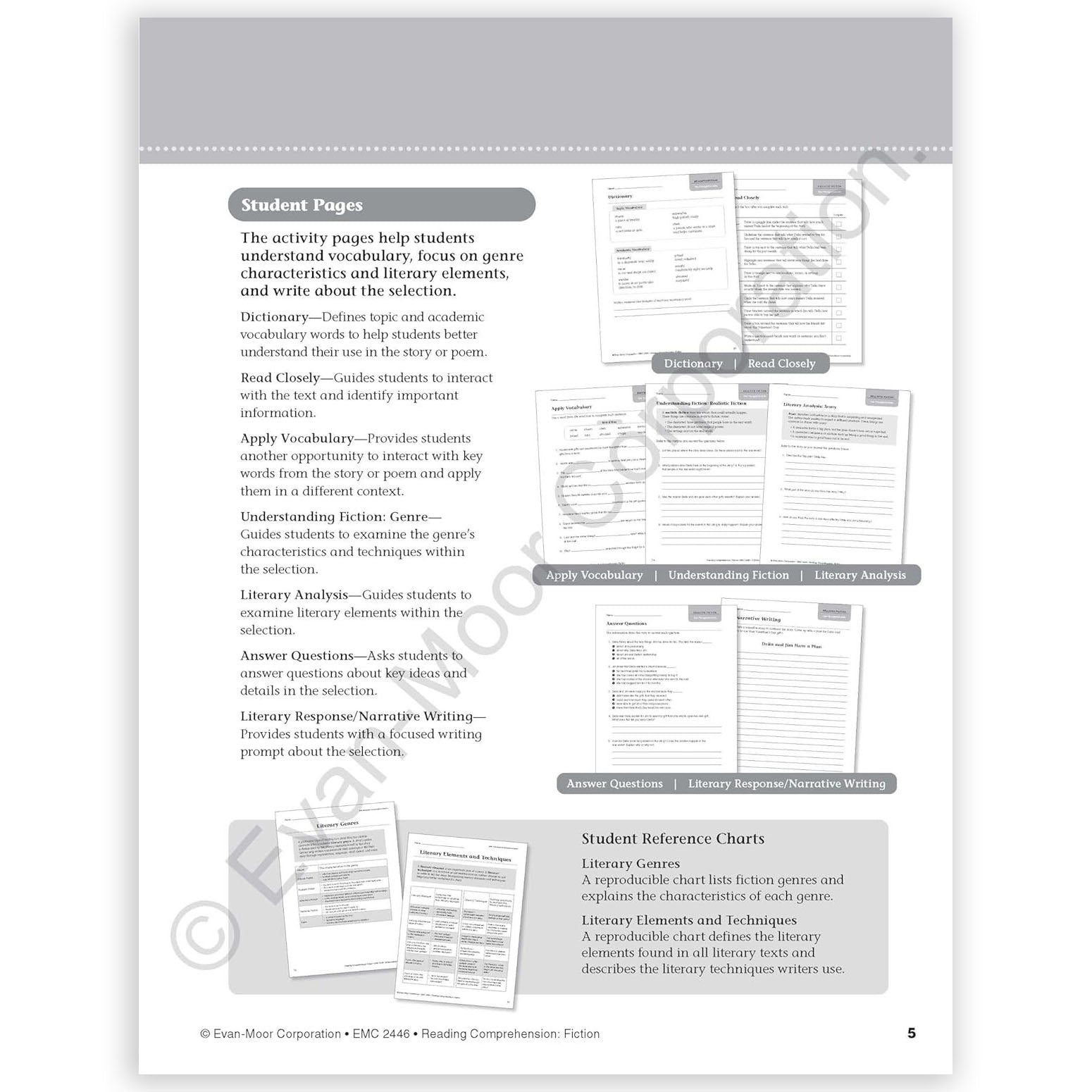 Reading Comprehension: Fiction, Grade 6