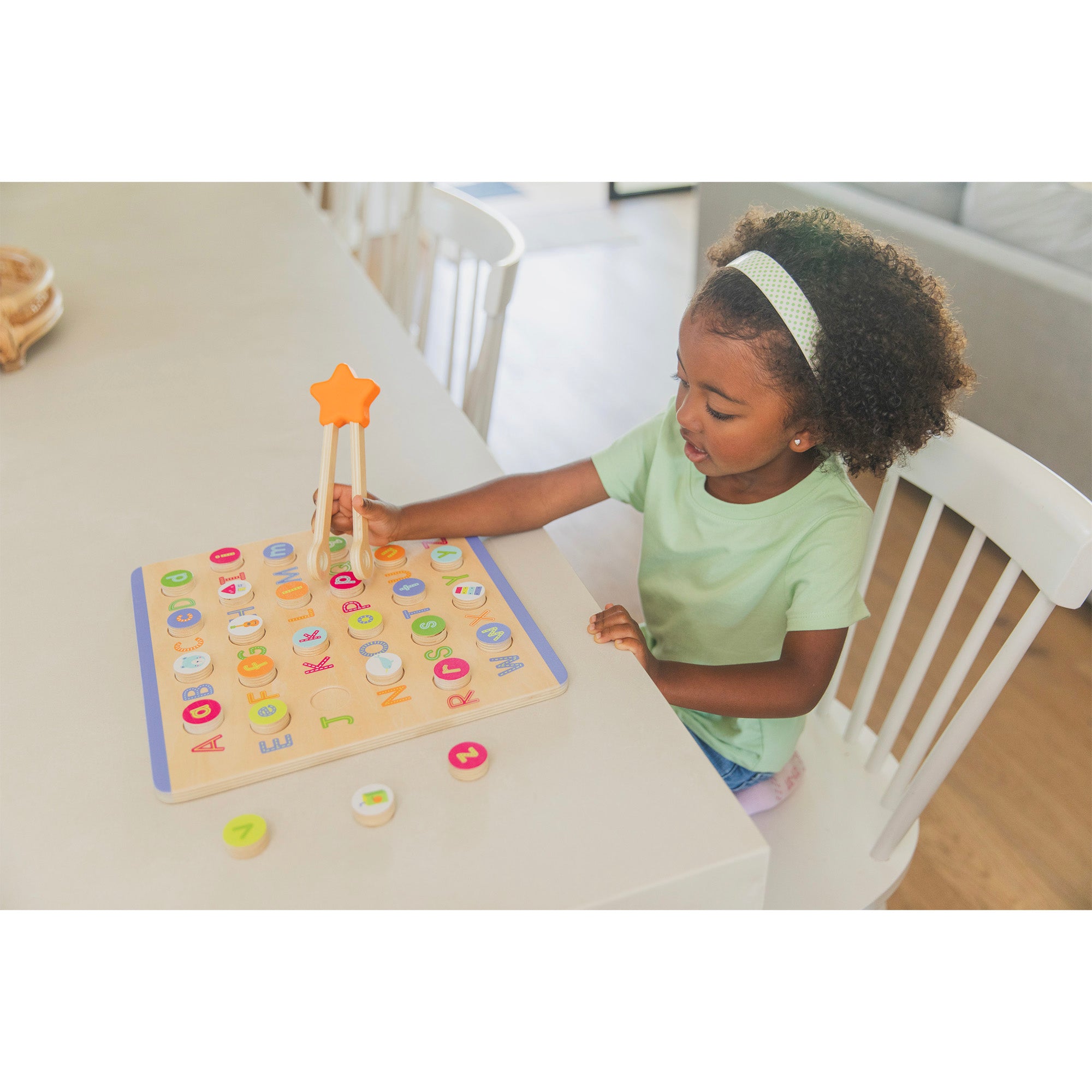 ABCs & Letter Sounds Wooden Puzzle