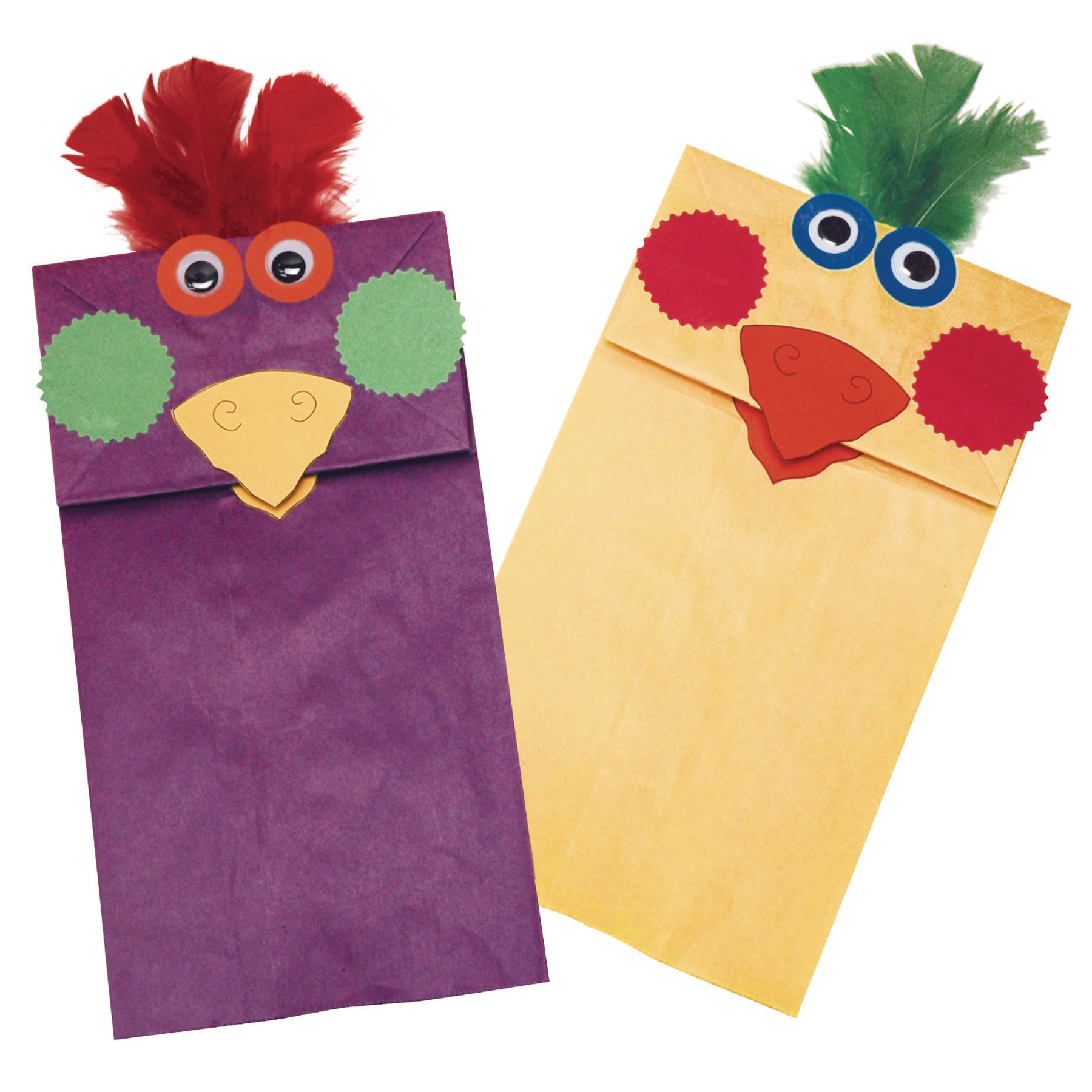 Kraft Bag, Assorted Pastel Colors, 6" x 3-5/8" x 11", 28 Bags