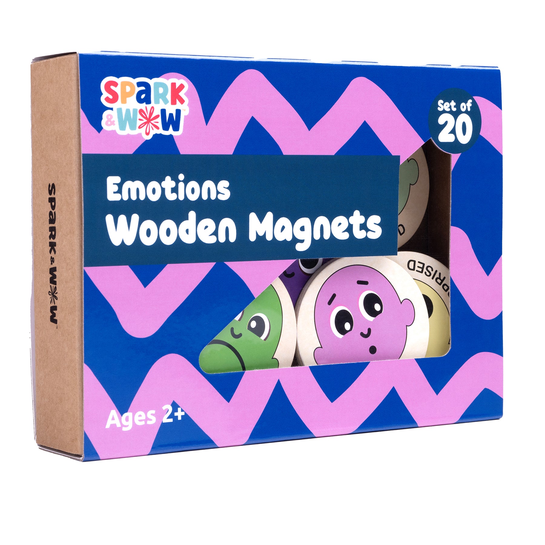 Emotions Wooden Magnets