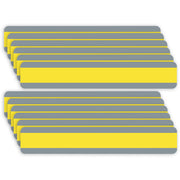 Double Wide Sentence Strip Reading Guide, 1-1/4" x 7-1/4", Yellow, Pack of 12