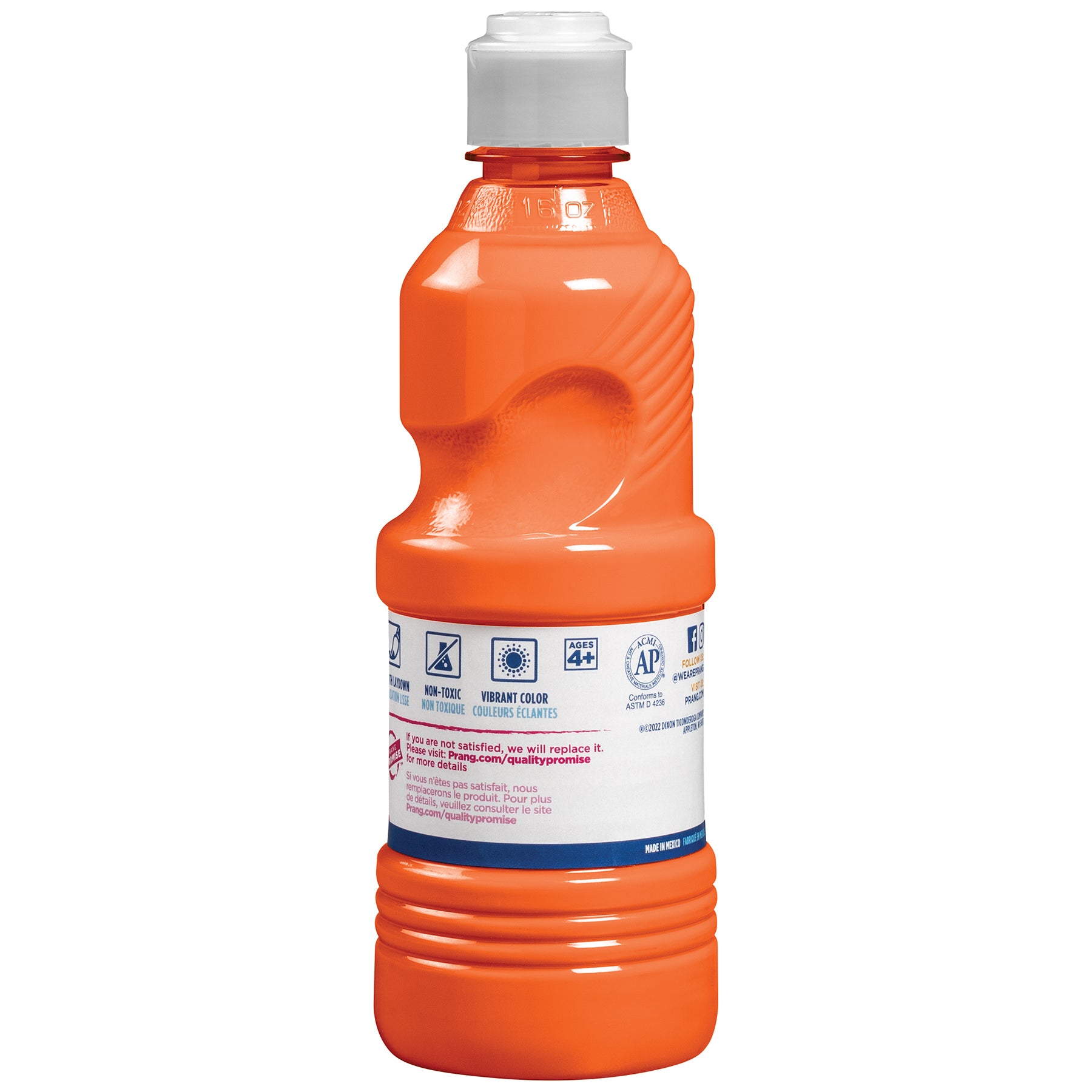 Ready-to-Use Tempera Paint, Orange, 16 oz