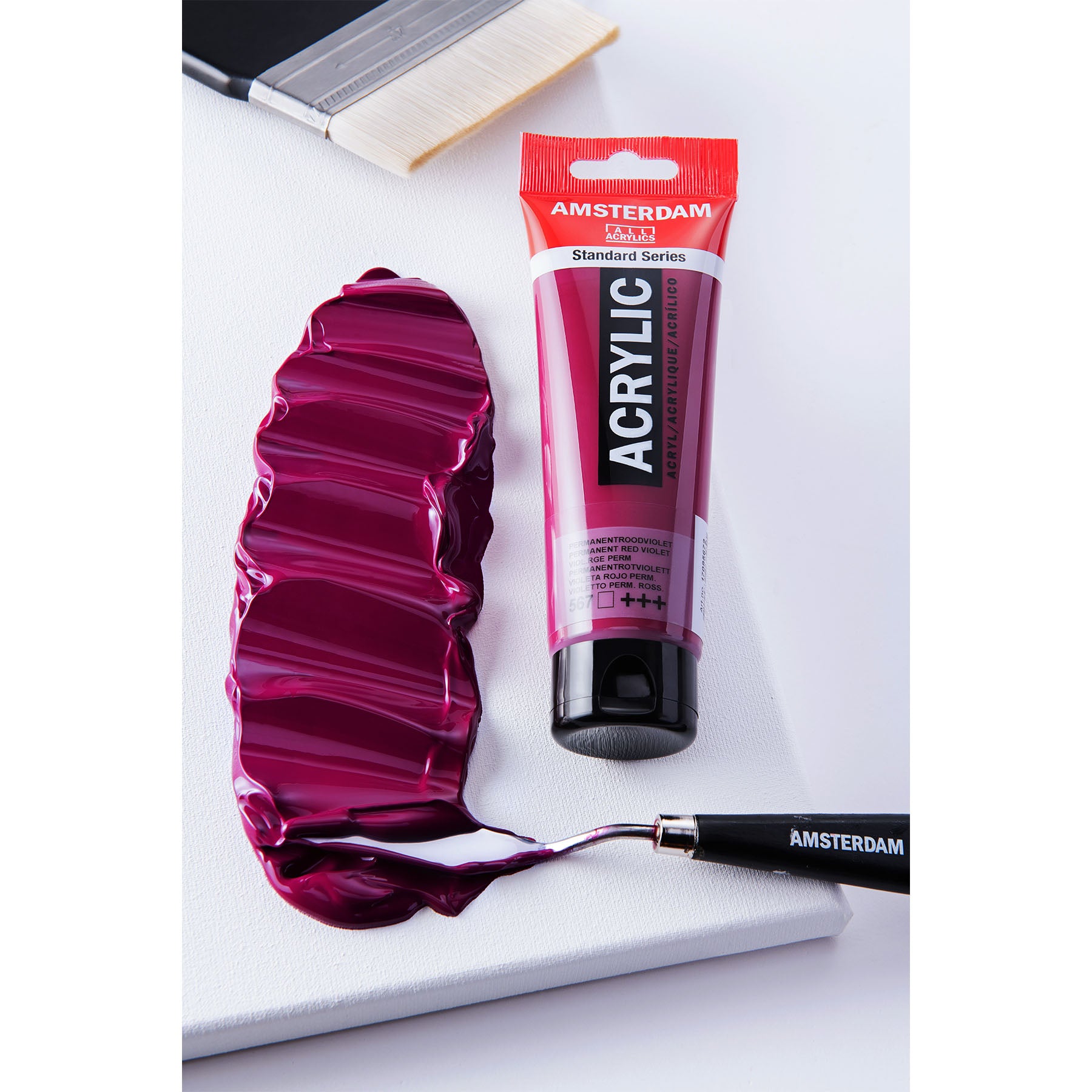 Standard Acrylic Paint, 120ml, Permanent Red Violet 567