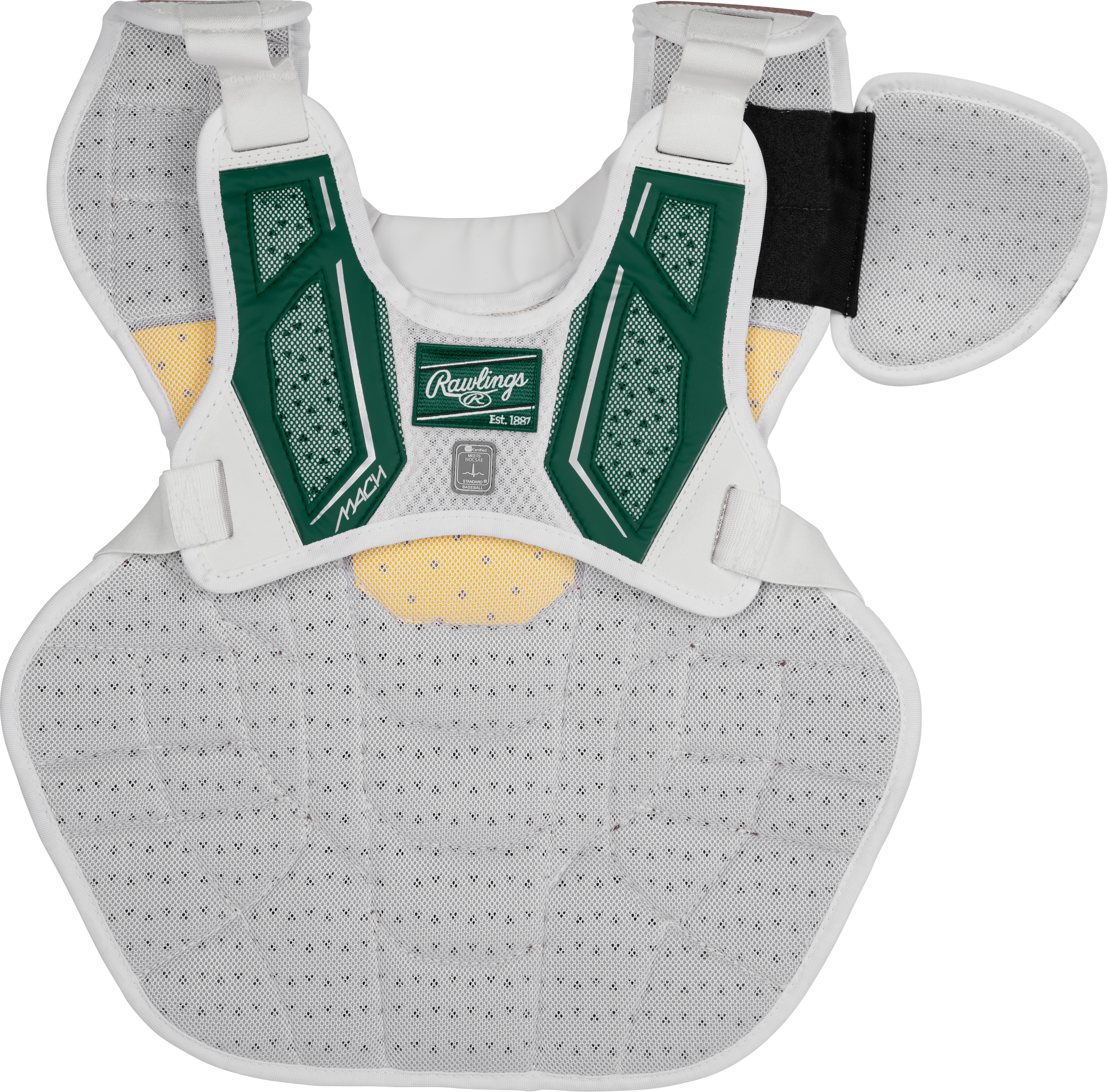 Rawlings Mach Intermediate Chest Protector - Dark Green