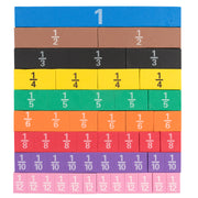 Fraction Tiles - Foam - Magnetic - Set of 51