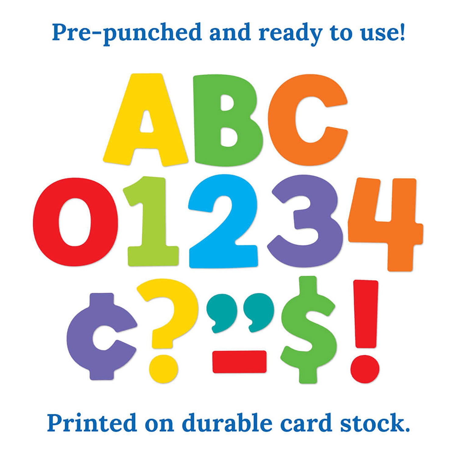 Color Splash Combo Pack EZ Letters, 219 Pieces