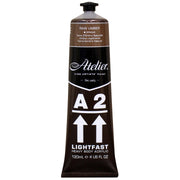 A2 Heavy Body Lightfast Artist Acrylic, 4 oz., Raw Umber