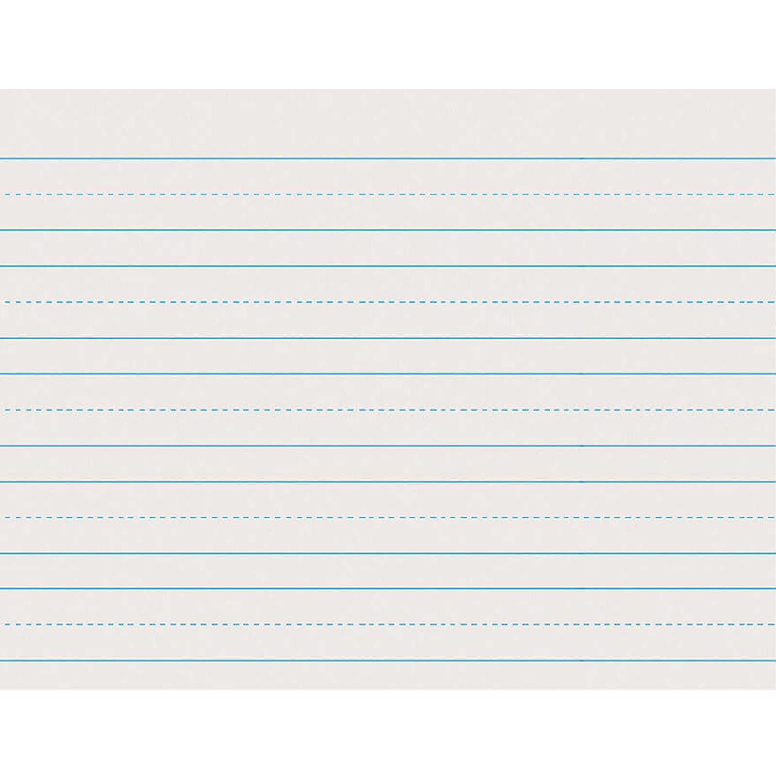 Newsprint Handwriting Paper, Skip-A-Line, Grade 1, 1" x 1/2" x 1/2" Ruled Long, 11" x 8-1/2", 500 Sheets