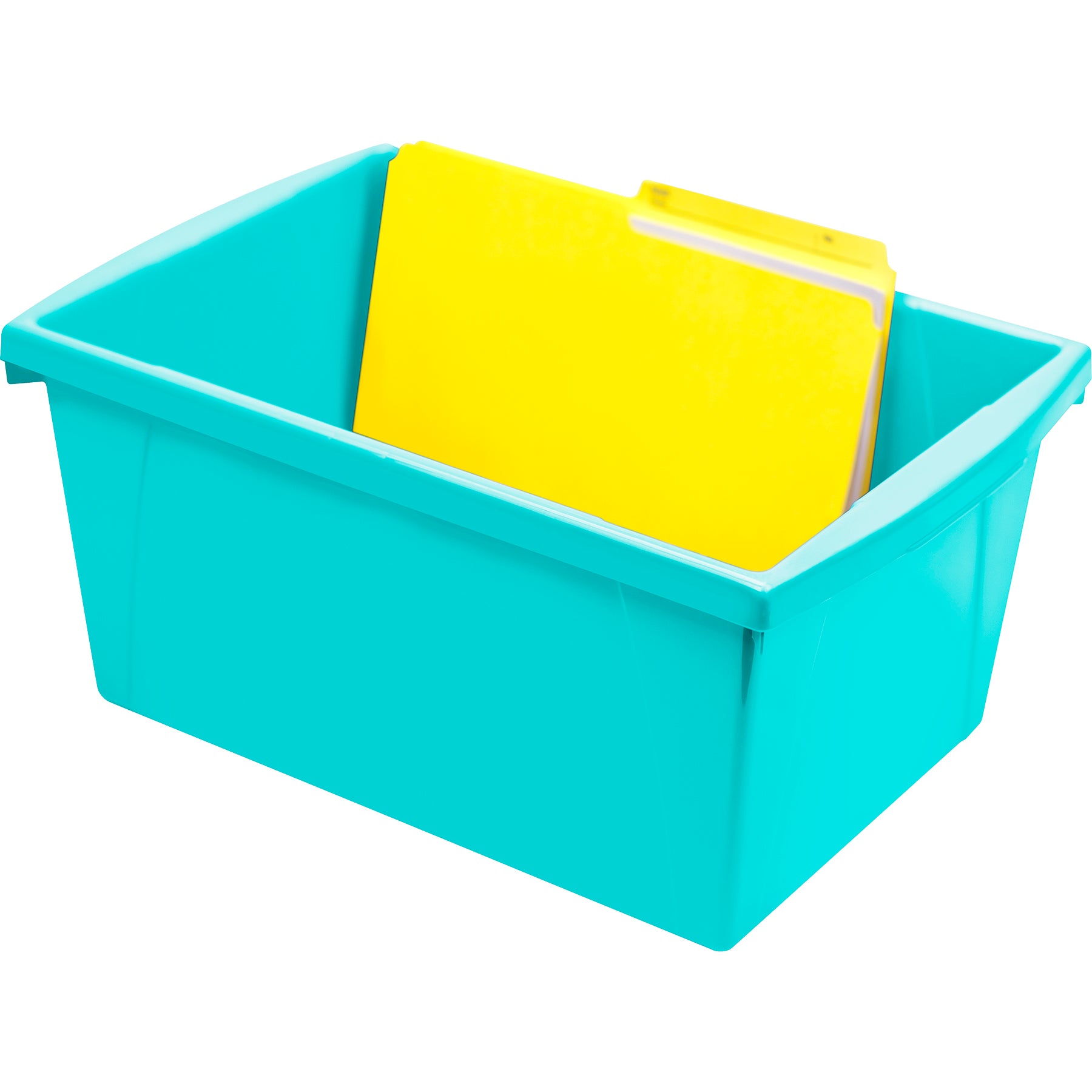 Medium Classroom Storage Bin, Teal