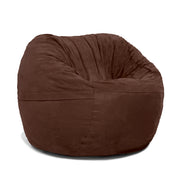 Jaxx Saxx 3 Foot Bean Bag Chair with Removable Cover, Chocolate