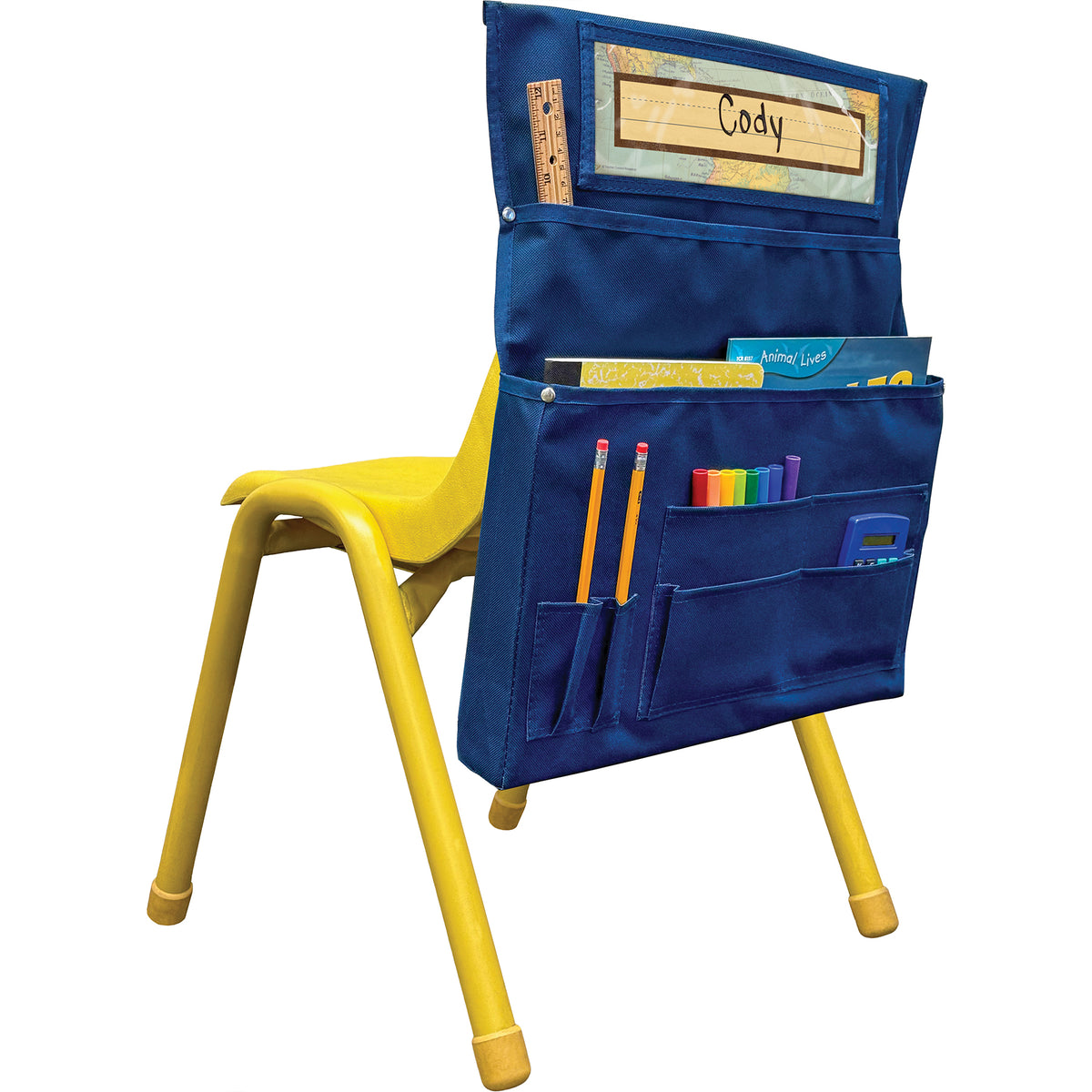 NAVY BLUE CHAIR POCKET LARGE