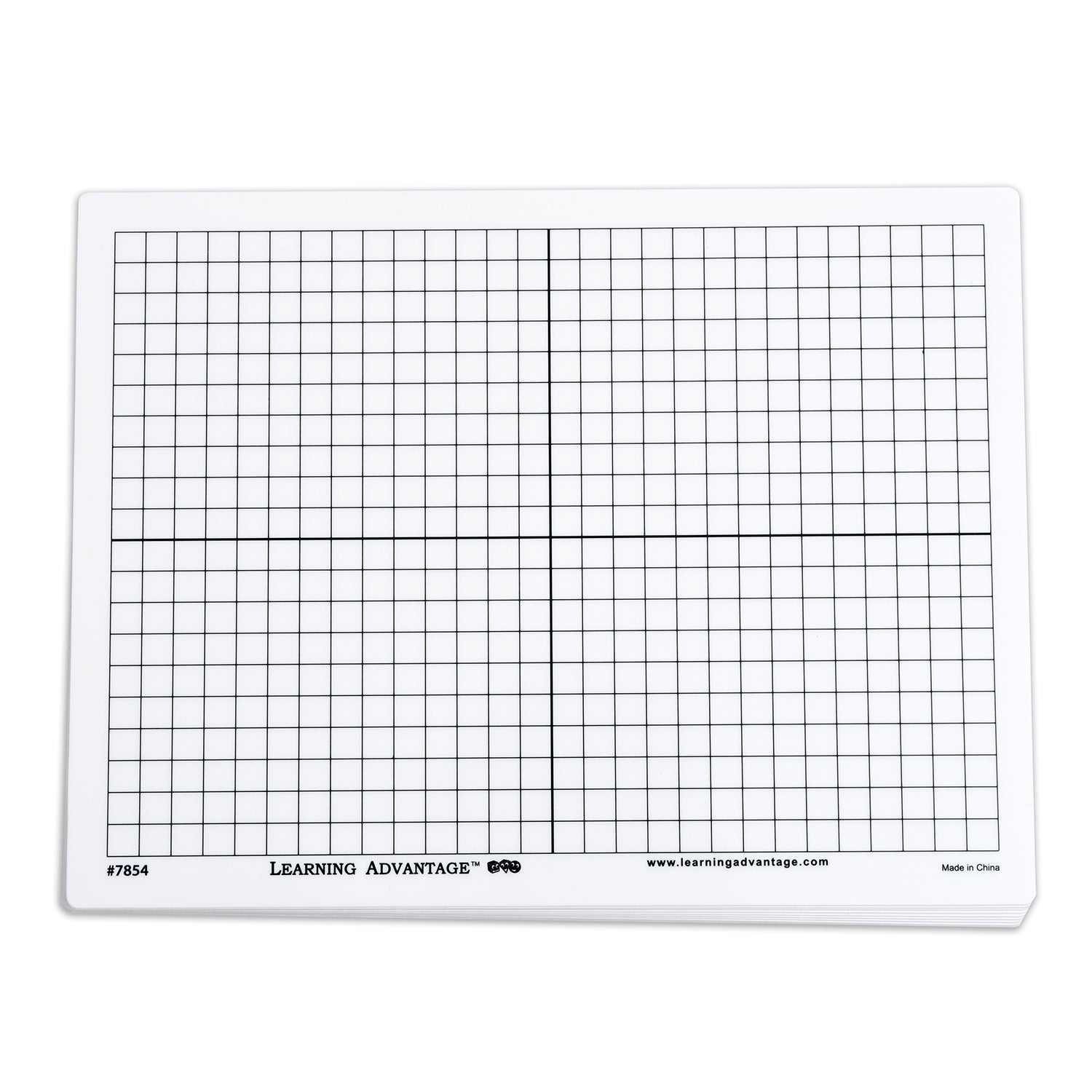 X-Y Axis Dry Erase Grid Boards - Set of 10