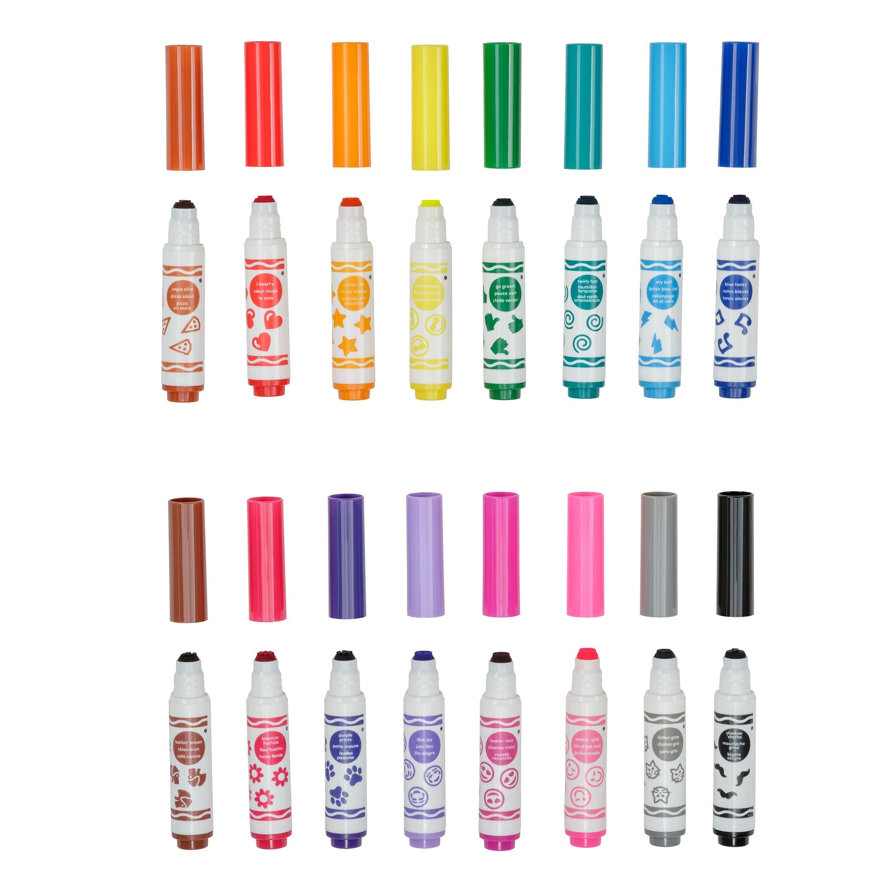 Pip Squeaks Stamper Markers, 16 Count