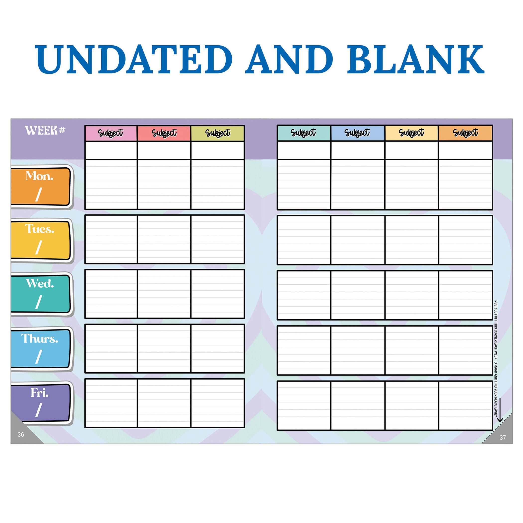 Retro Remix Teacher Planner