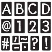 Black 4" Tiles Uppercase Ready Letters®, 150 Pieces